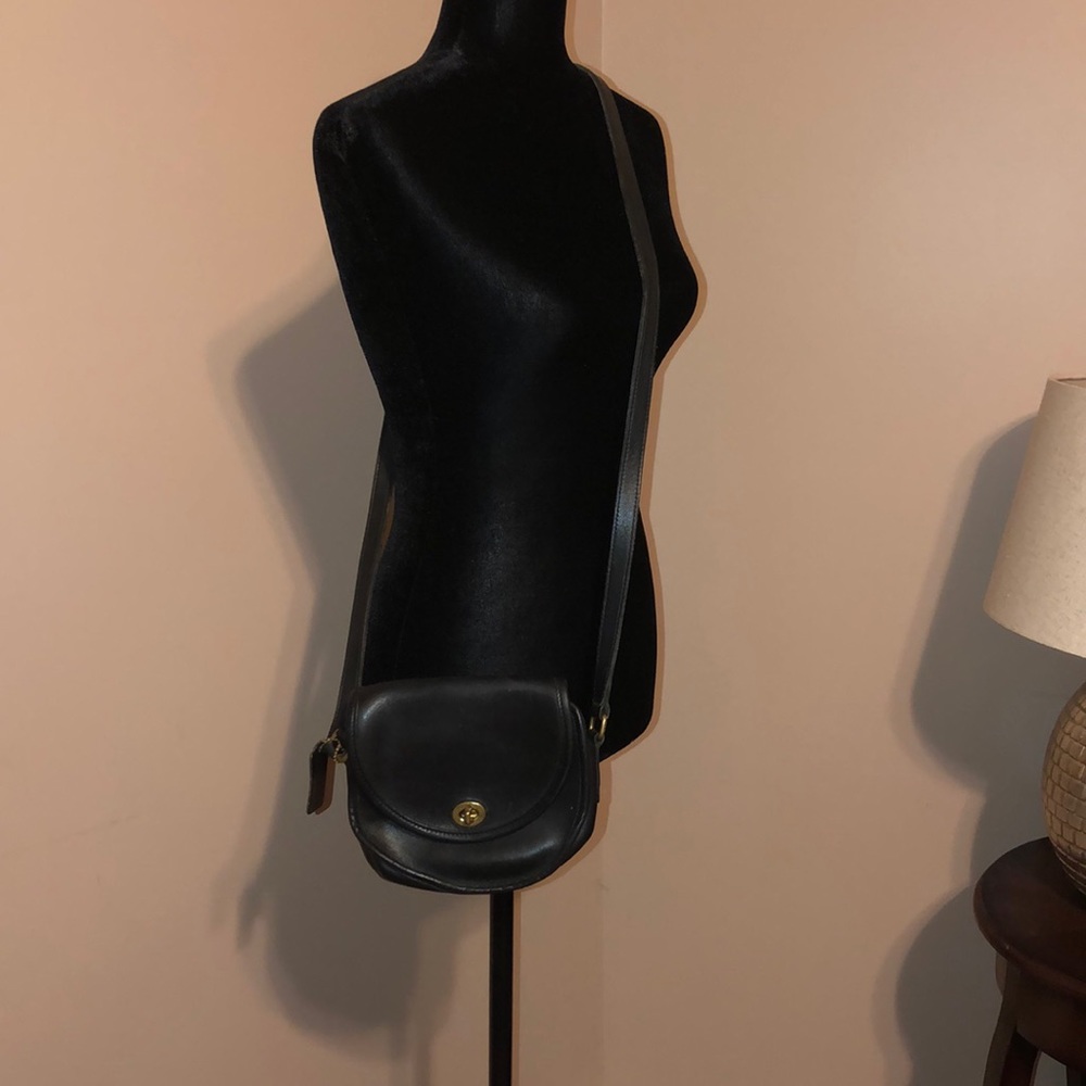 Vintage Black Coach Crossbody